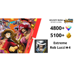 (APENAS android) 5000+ diamante | Extremo rob lucci ★4 | 5100 gold Fragmentos | Muito personagem ★05/04/06 | Entrega instantânea 0